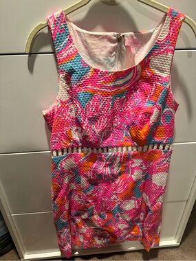 Lilly Pulitzer Pink Multi-Color Printed Dress